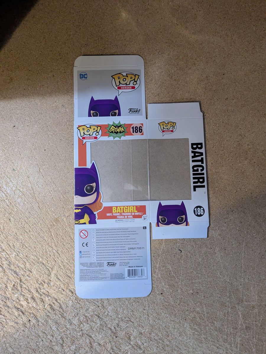 *REPLACEMENT BOX* Pop! Heroes: Batgirl (Classic 1966 TV) 186