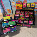 Set of Five Translucent Glitter Mini Magic Cube by Squeeze Toys (Slow-Rising Squish)