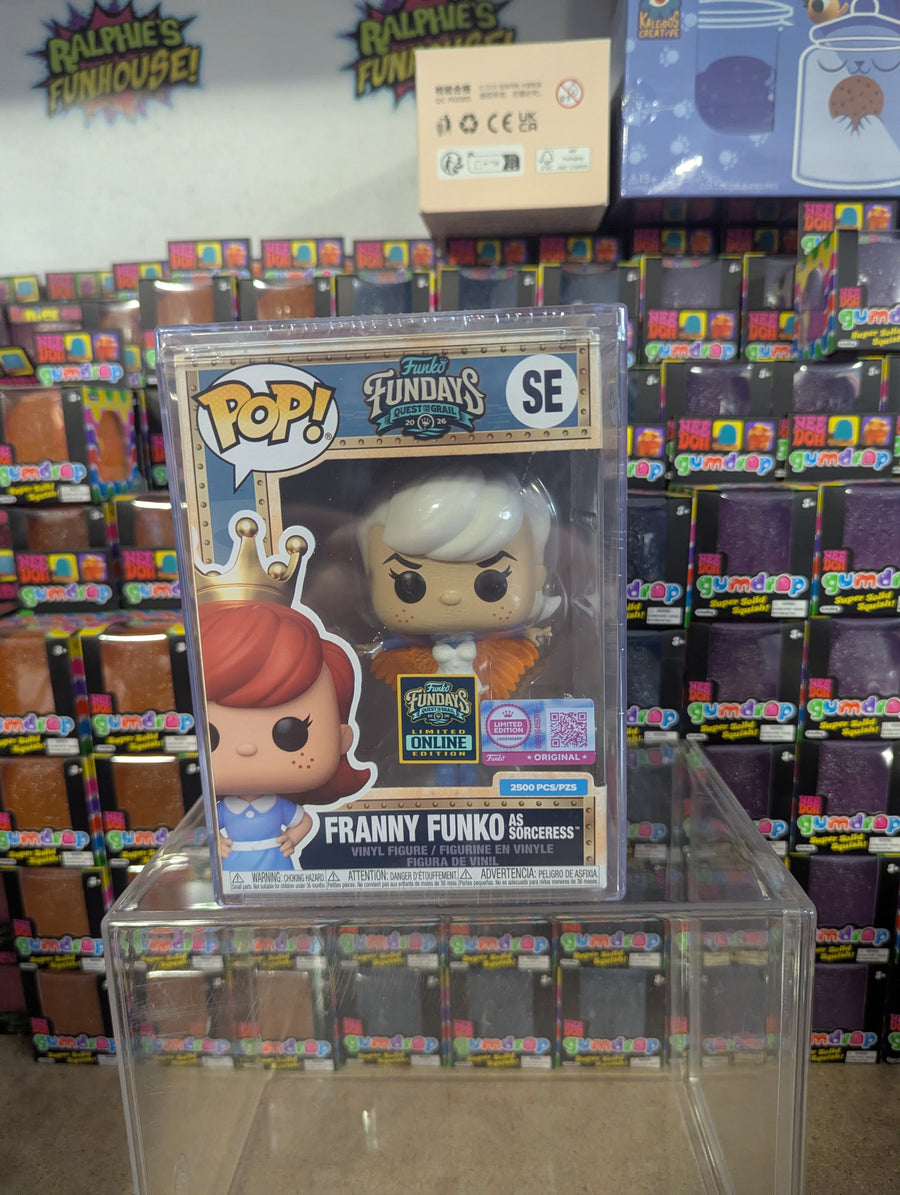 Fundays: Quest for the Grail Online Edition - Franny Funko as Sorceress with Protector & Guaranteed Mint LE2500