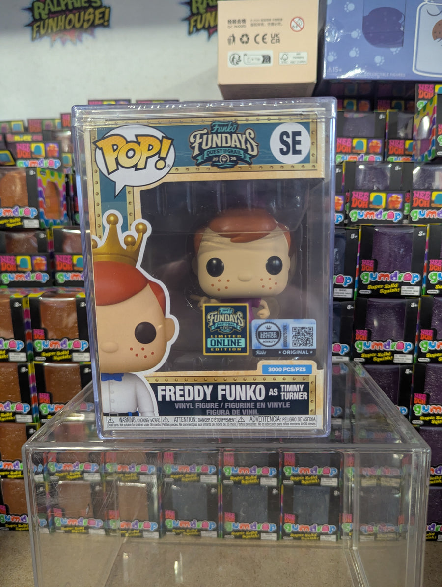 Fundays: Quest for the Grail Online Edition - Freddy Funko as Timmy Turner with Protector & Guaranteed Mint LE3000