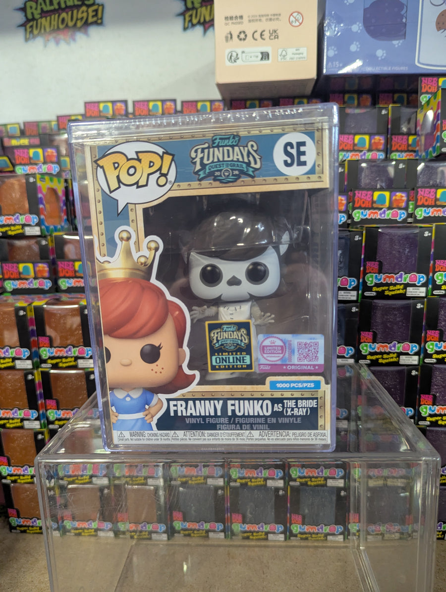 Fundays: Quest for the Grail Online Edition - Franny Funko as The Bride (X-Ray) with Protector & Guaranteed Mint LE1000