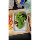 Pack of 3 Foodie Bamboo Lunch Box in Gray | Eco-Friendly and Sustainable | 7.5" x 5" x 2"