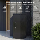 Package Delivery Box with Anti-Theft Board and Lockable Door
