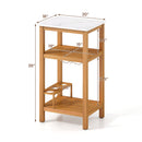 Patio Acacia Wood Storage Cabinet Patio Buffet Cabinet Bar Table