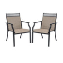 Patio Chairs Set of 2 with All Weather Breathable Fabric