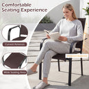 Patio Dining Chairs Set of 2/4/6 Stackable Outdoor Armchairs