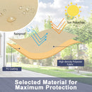 Patio Furniture Cover with Padded Handle and Click-Close Straps