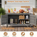 Outdoor Storage Cabinet with Stainless Steel Countertop