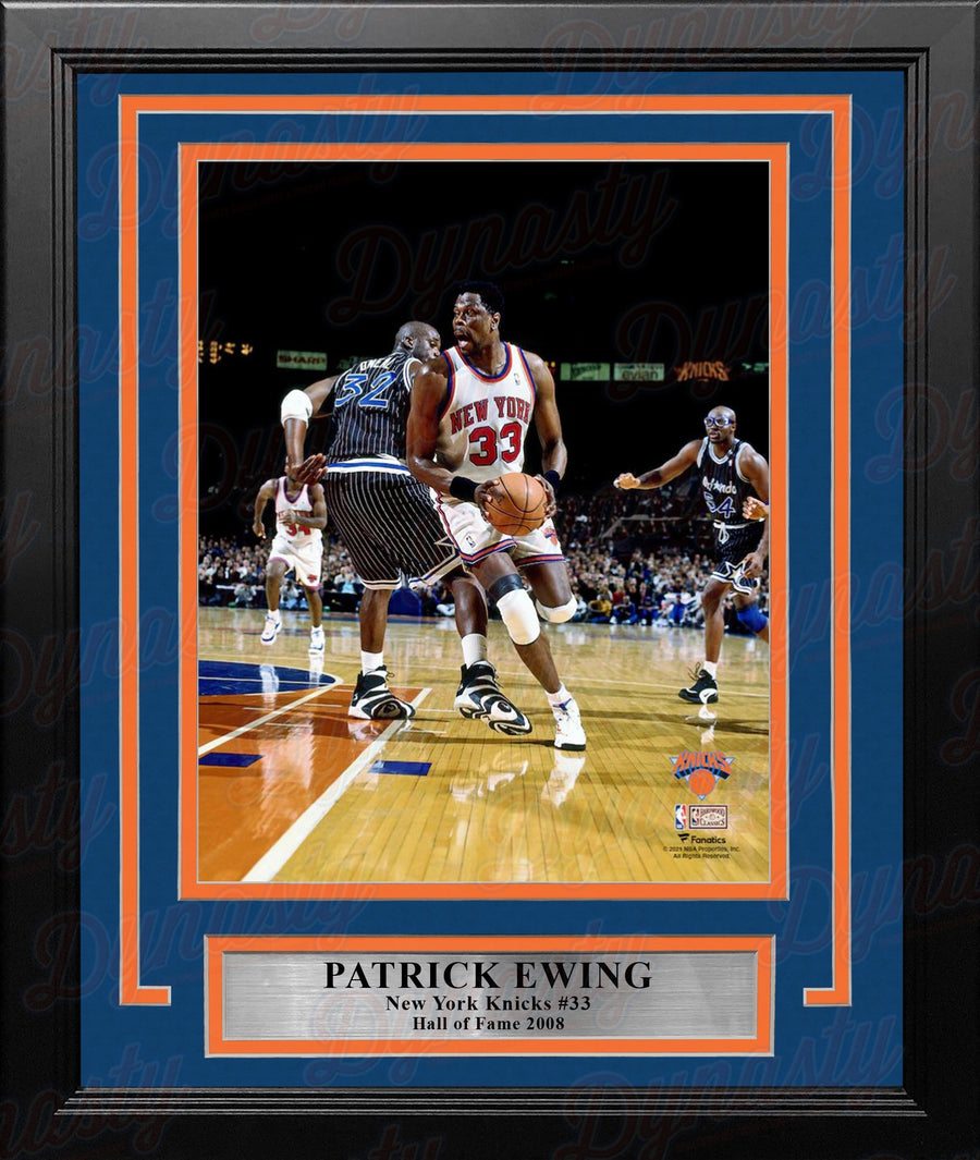 Patrick Ewing v. Shaquille O'Neal New York Knicks 8