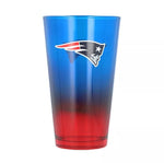 New England Patriots Ombre Pint Glass