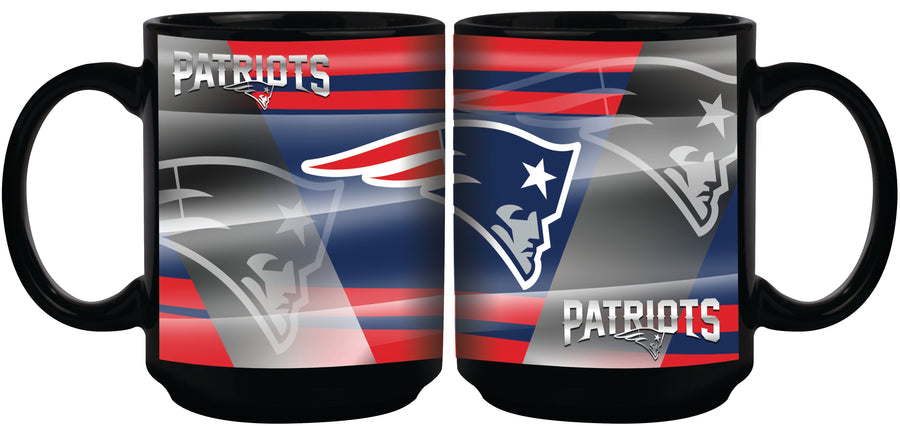 New England Patriots 11oz. Shadow Sublimated Coffee Mug - Black