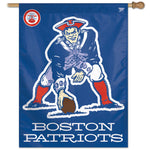 New England Patriots Throwback Vertical Flag
