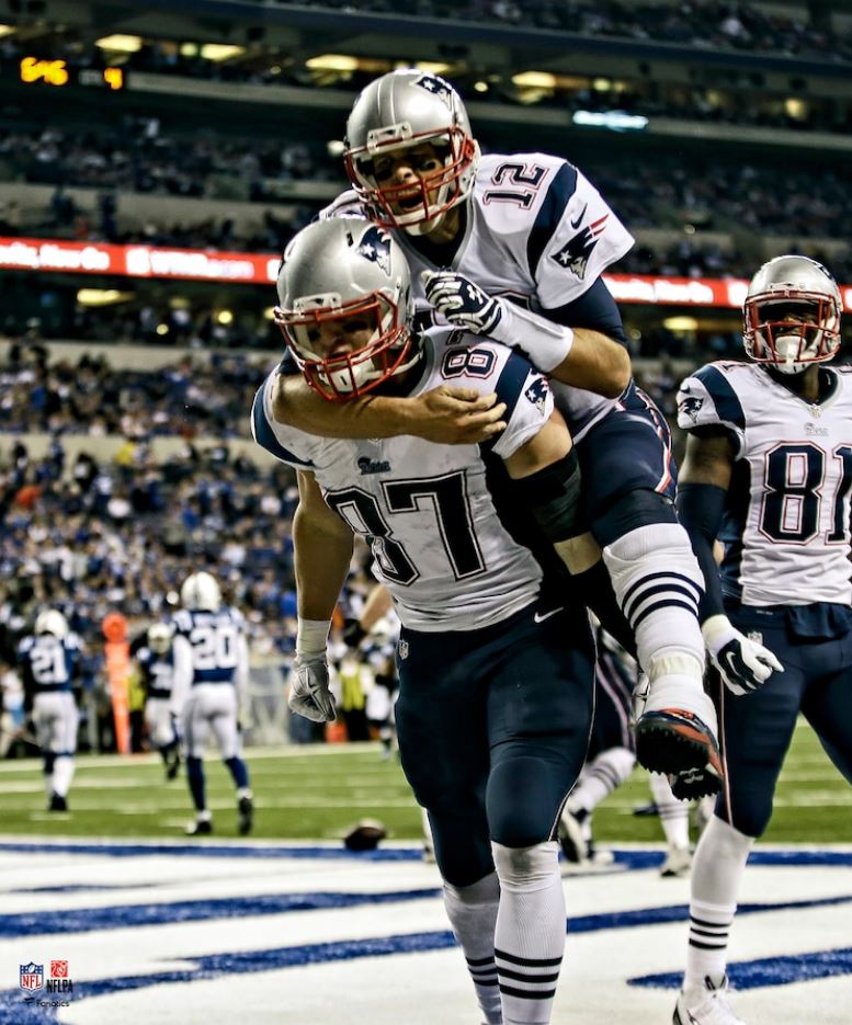 Tom Brady & Rob Gronkowski New England Patriots 8
