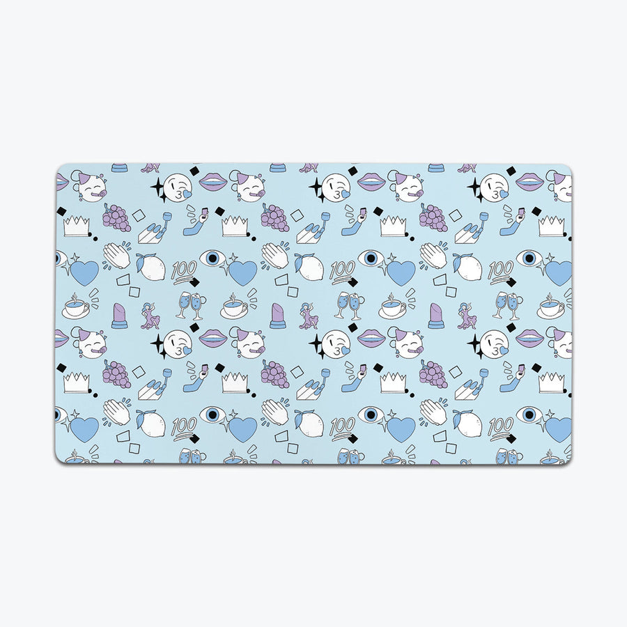 Fun Emoji Pattern Playmat