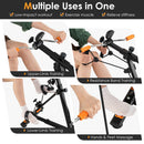 Pedal Exerciser with Adjustable Resistance for Arm and Leg Workout-Orange
