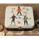 People Person Keepsake or Stash Box | Accessories Jewelry Tin Storage Organizer | 7” x 6.25”