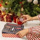 Christmas Gift – Peppermint Bark Gift Tin with Holiday-Shaped Chocolates