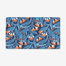 Orange Eucalyptus Flowers Playmat
