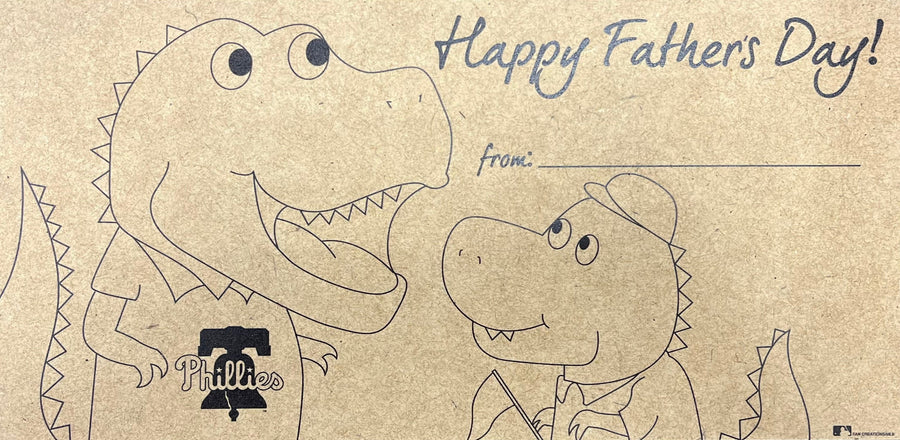 Philadelphia Phillies Father's Day Coloring 6