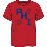 Philadelphia Phillies Fundamentals Record Shattered T-Shirt - Red