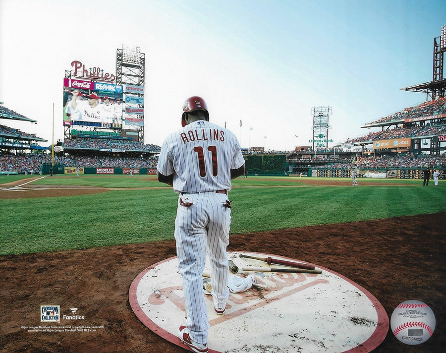 Jimmy Rollins Waits On Deck Philadelphia Phillies 8