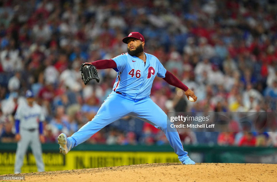 Jose Alvarado Throwback Action Philadelphia Phillies 8