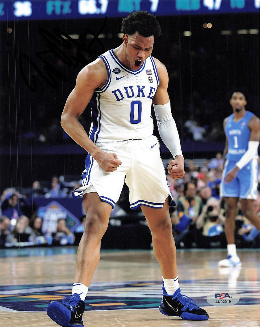 WENDELL MOORE signed 8x10 Photo PSA/DNA Duke Blue Devils Autographed