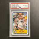 2003 Topps #186 Jarron Collins Signed Card AUTO PSA Slabbed Jazz