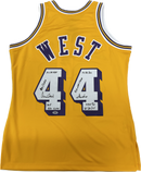 Jerry West Signed Lakers Jersey PSA/DNA Auto Grade 10 Lakers Autographed