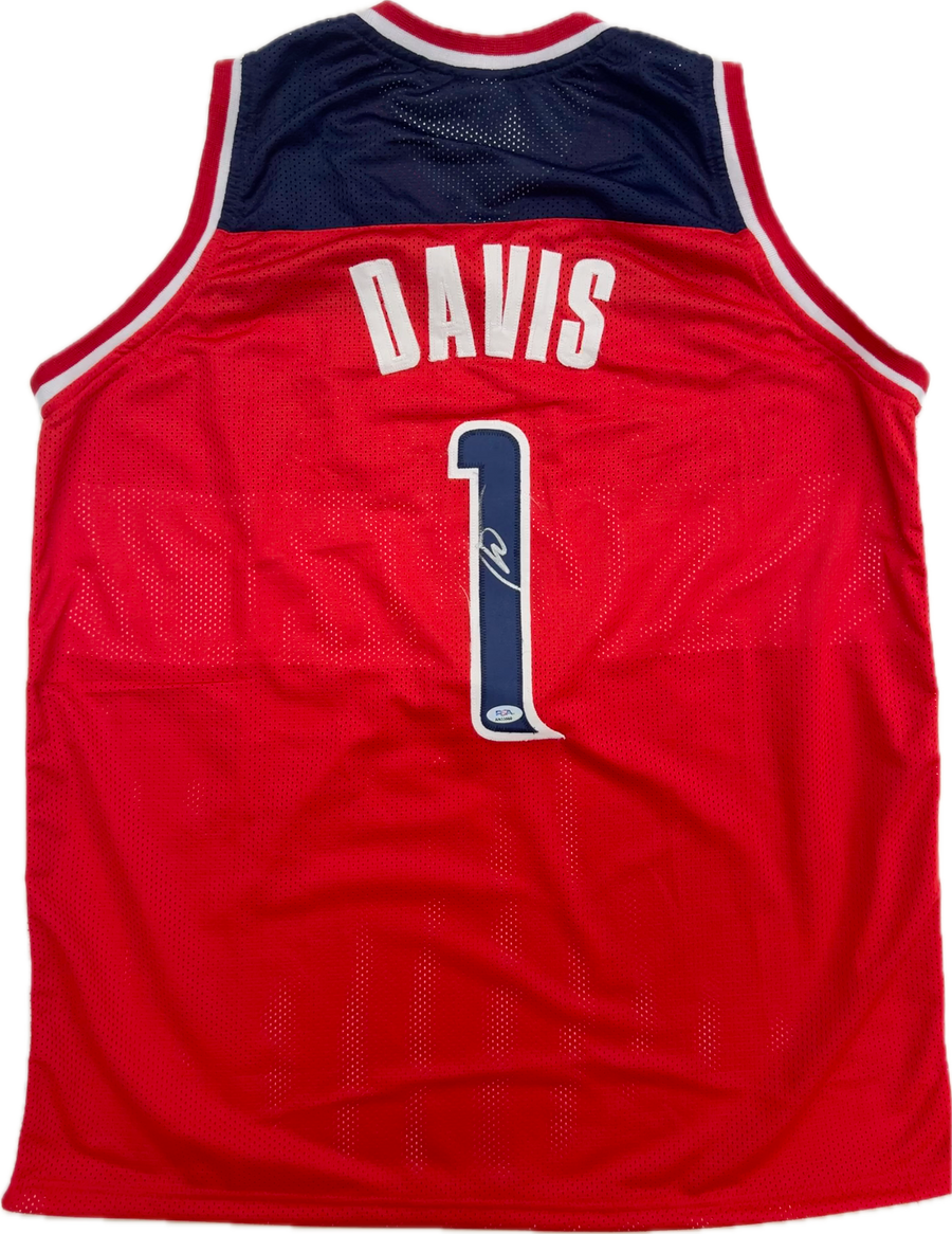 Johnny Davis signed jersey PSA/DNA Washington Wizards Autographed