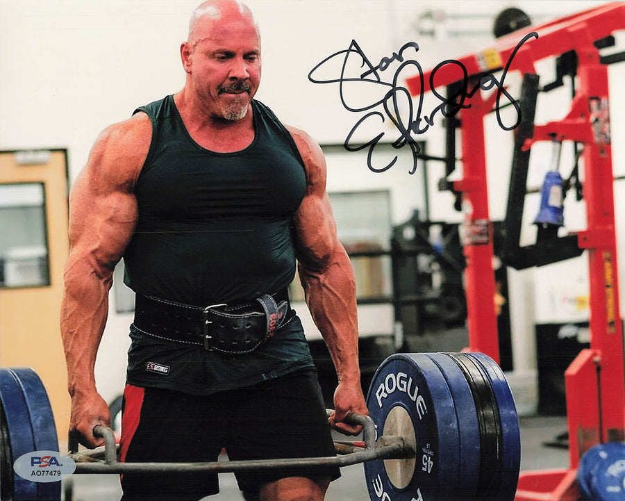 Stan Efferding Signed 8x10 photo PSA/DNA Body Builder Autographed