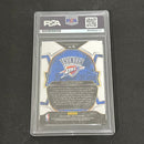 2022-2023 Panini Select #76 Ousmane Dieng Signed Card PSA AUTO RC Slabbed Thunder