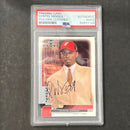 2002 Upper Deck #202 Qyntel Woods Signed Card AUTO PSA/DNA Slabbed Blazers
