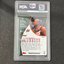 2000-01 Topps #57 Vin Baker Signed Card AUTO PSA/DNA Slabbed Supersonics