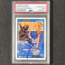 2016-17 NBA Hoops #76 Mario Hezonja Signed Card AUTO PSA/DNA Slabbed Magic
