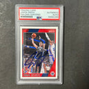 2016-17 NBA Hoops #260 Jason Smith Signed Card AUTO PSA Slabbed Wizards