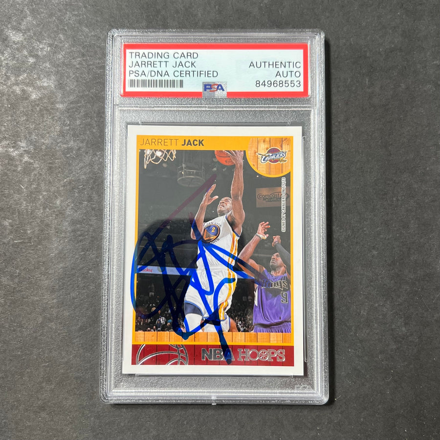 2013-14 Panini Hoops #189 Jarrett Jack Signed Card AUTO PSA Slabbed Cavaliers