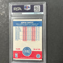 1987-88 Fleer #24 Adrian Dantley Signed Card AUTO 10 PSA Slabbed Pistons