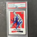 2002-03 Upper Deck #161 Geoff Petrie Signed Card AUTO 10 PSA Slabbed Blazers