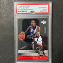 2004 Upper Deck #128 Chris Duhon Signed Card AUTO PSA Slabbed Bulls