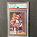1992-93 Fleer #42 Larry Nance Signed Card AUTO PSA Slabbed Cavaliers