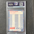 1988 Fleer #469 Charlie Hough Signed Card AUTO PSA Slabbed Rangers