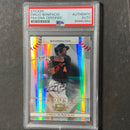 2008 Donruss Threads #101 Emilio Bonifacio Signed Card AUTO PSA Slabbed Nationals