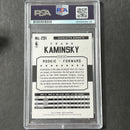 2015-16 NBA Hoops #281 Frank Kaminsky Signed Card AUTO PSA Slabbed RC Hornets