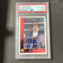 1993-94 Upper Deck #257 B.J. Armstrong Signed Card AUTO Auto 8 PSA Slabbed Bulls
