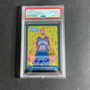 2006-07 Bowman Chrome Refractor #128 Mardy Collins Signed Card AUTO PSA Slabbed RC Knicks