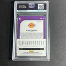 2019-20 NBA Hoops #5 Alex Caruso Signed Card AUTO PSA Slabbed Lakers