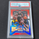 2019-20 Panini Prizm RWB #150 Derrick Jones Jr. Signed Card AUTO 10 PSA Slabbed Heat