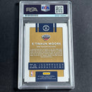 2017-18 Donruss #95 E'Twaun Moore Signed Card AUTO PSA Slabbed Pelicans