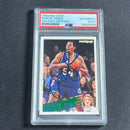 1994-95 Fleer #50 Popeye Jones Signed Card AUTO PSA Slabbed Mavericks